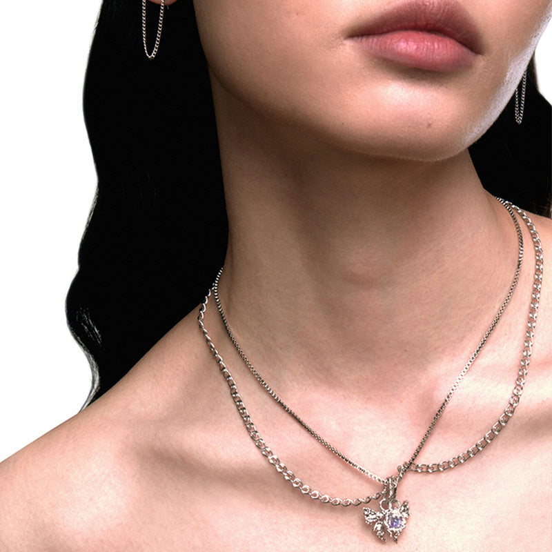 OINICIO Ambush Double-Layer Liquid Necklace