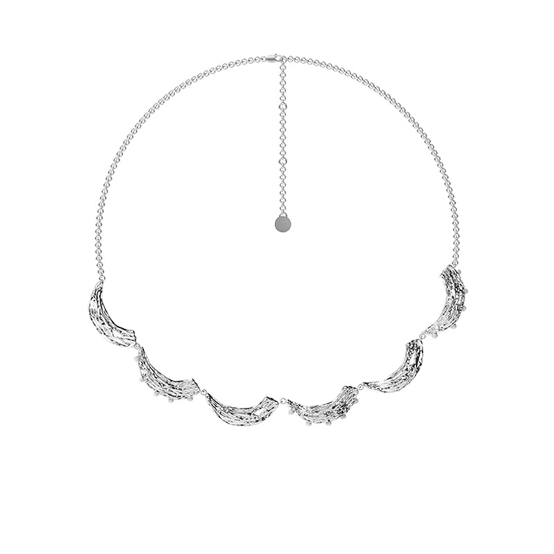 OINICIO Moonquake Ripple Hollow Necklace