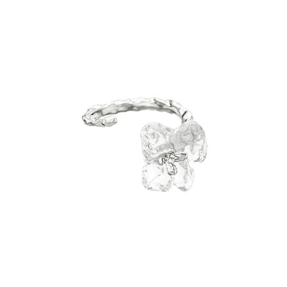 OINICIO Comfort Zone Grape Flower Transparent Ring