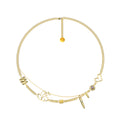 OINICIO x SULTRY VIRGIN  Gold Double Layer Necklace