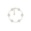 OINICIO NanKe Silver Lace and Fishscale Link Bracelet