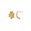 OINICIO NanKe Gold Lace Flower Stud Earrings