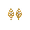 OINICIO NanKe Gold Lace Fish Tail Earrings