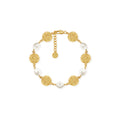 OINICIO NanKe Gold Lace and Fishscale Link Bracelet
