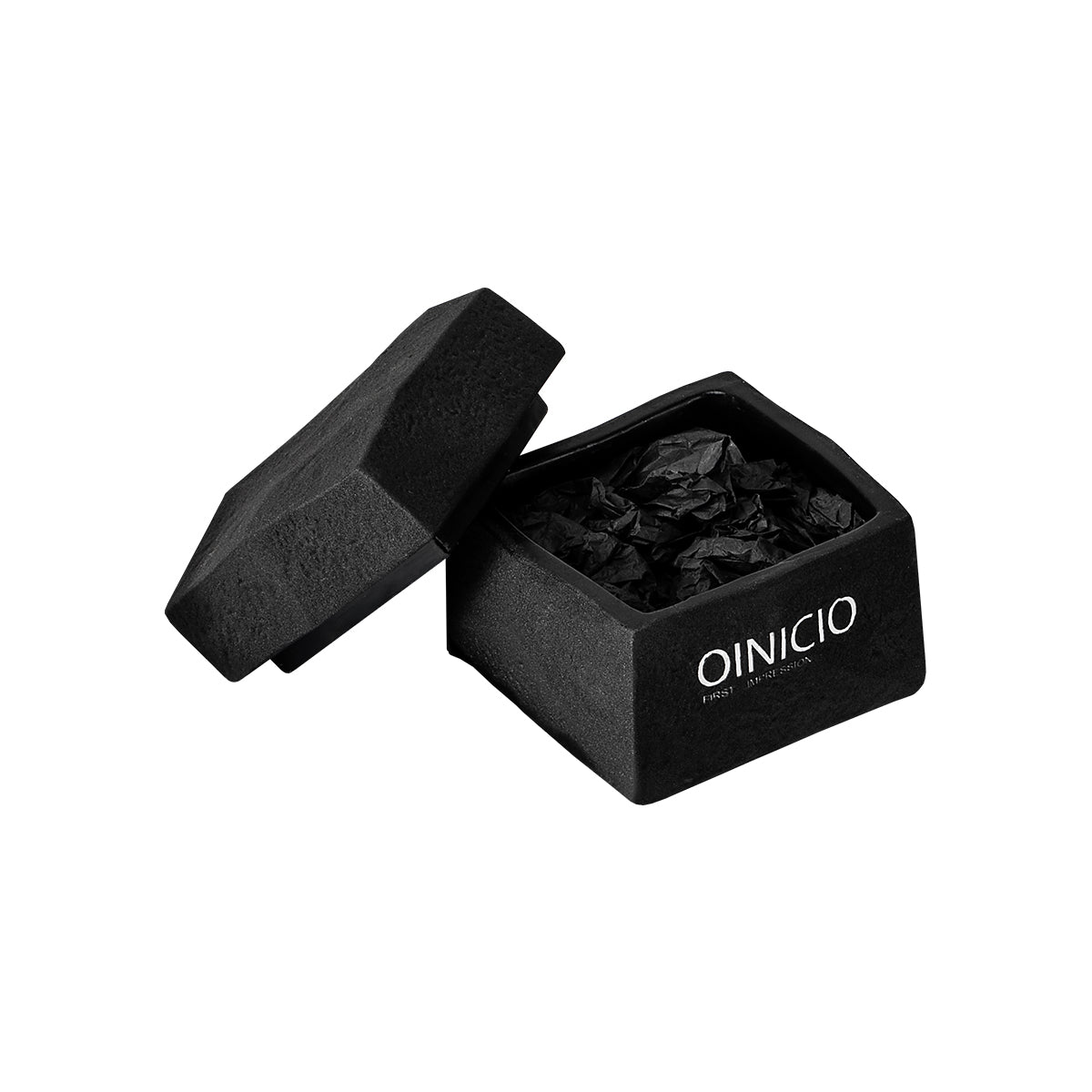 OINICIO Black Ceramic Jewelry Box