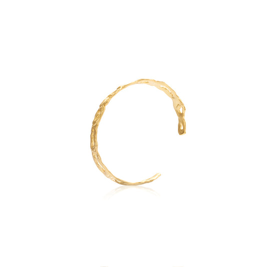 OINICIO Seed Twining Textured Gold Bracelet