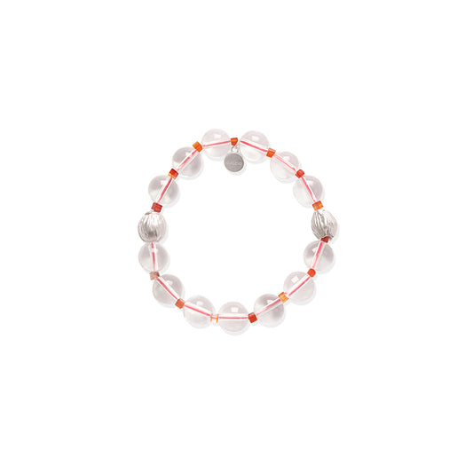 OINICIO Seed Jasmine White Crystal Beaded Bracelet