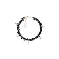 OINICIO Seed Maize Gemstone Beaded Black Bracelet