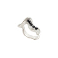 OINICIO Moonquake Wave Black Agate Beaded Open Ring