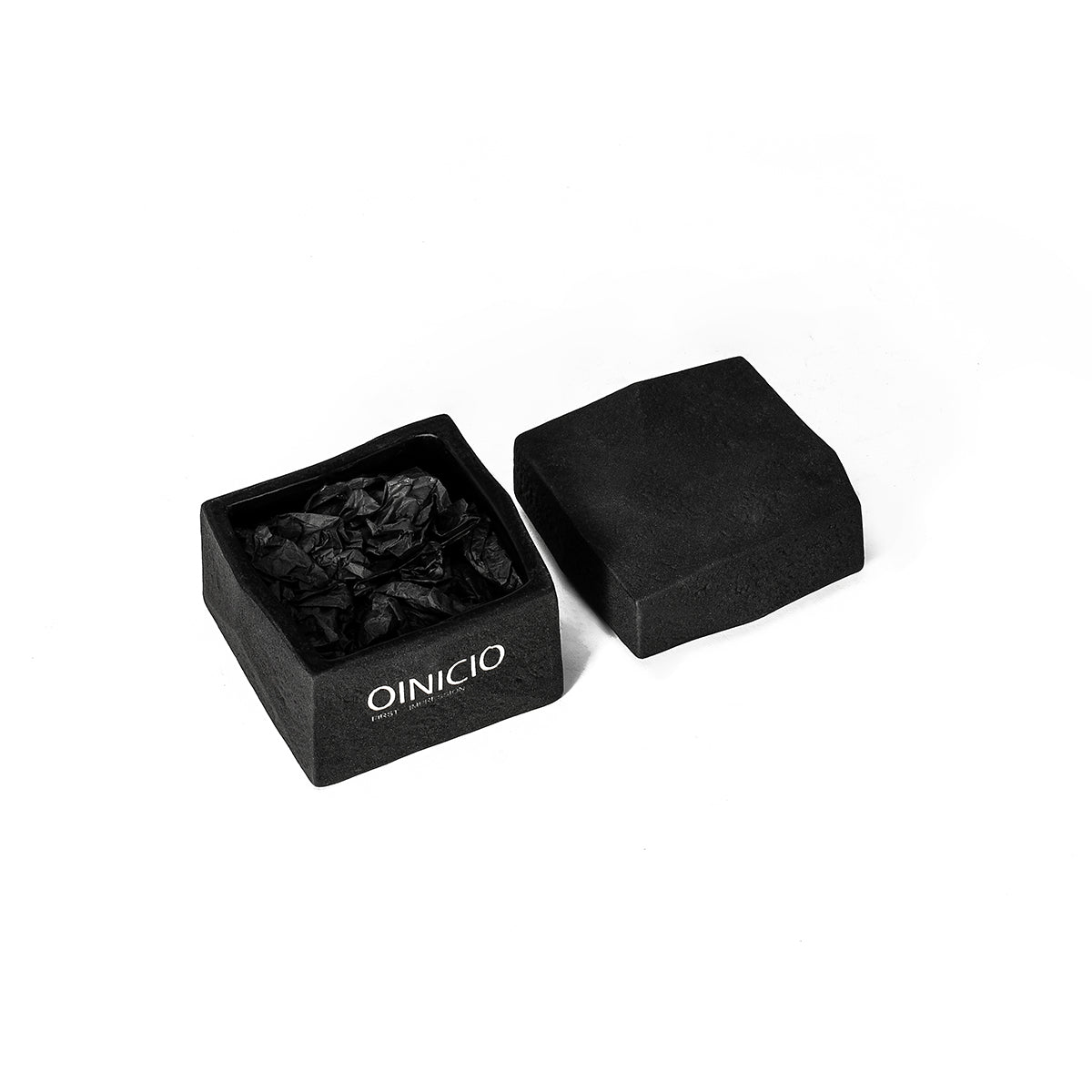 OINICIO Black Ceramic Jewelry Box