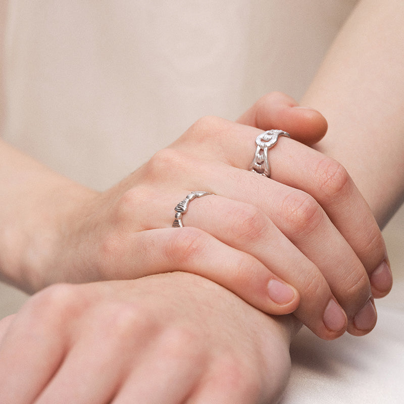 OINICIO NanKe Gold Fishtail Openwork Ring 15#