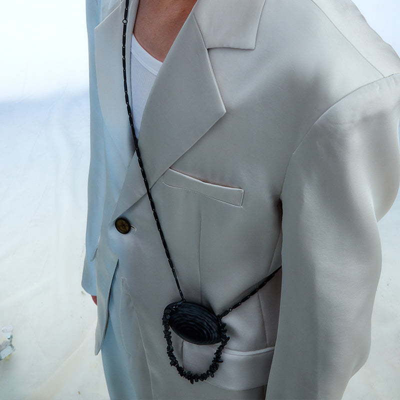 OINICIO Comfort Zone Black Shell Bag