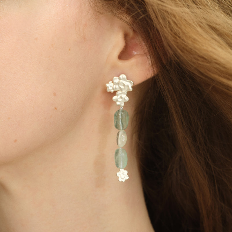 OINICIO Comfort Zone Forest Glow Petals Earrings