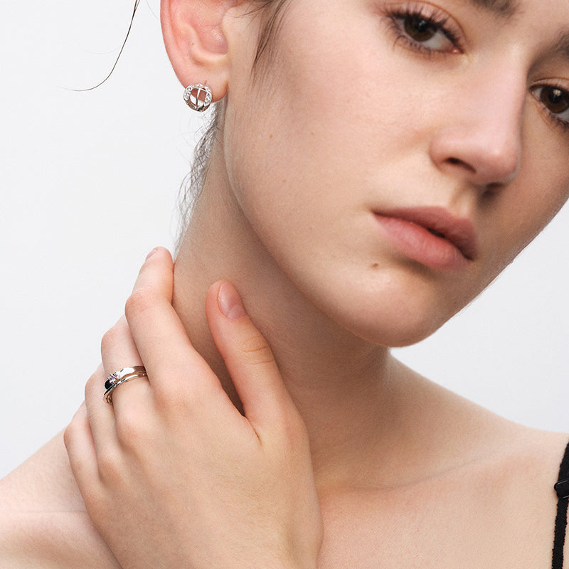 OINICIO NanKe Thorn Couple Rings 15#