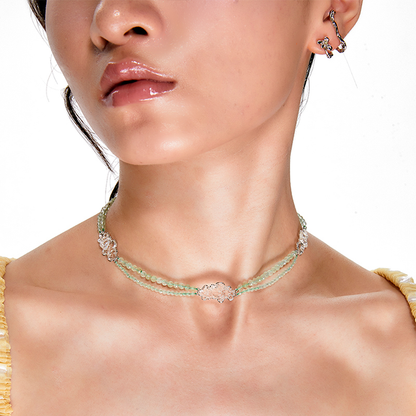 OINICIO Comfort Zone Grape Bead Clavicle Chain