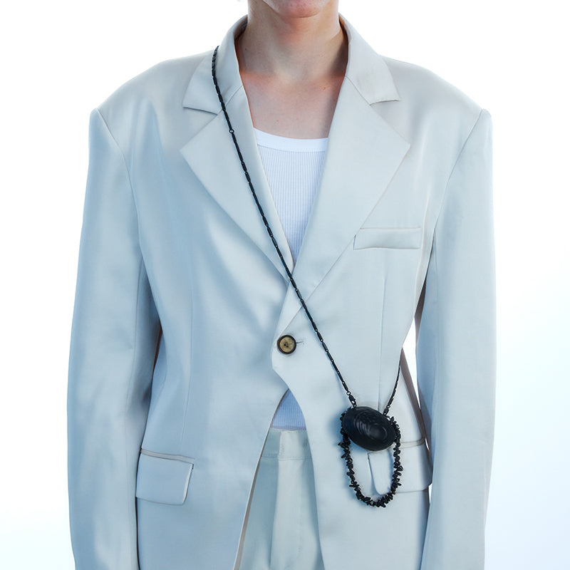 OINICIO Comfort Zone Black Shell Bag