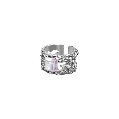 OINICIO Ambush Fluorite Openwork Wide Ring