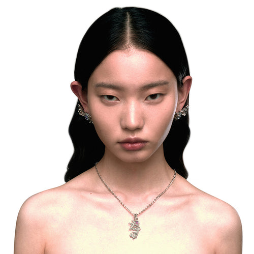 OINICIO Ambush Fluorite Bow Earrings