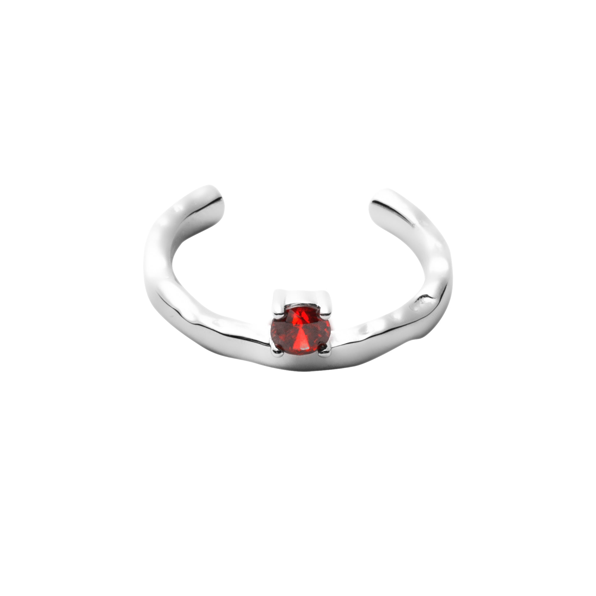 OINICIO ME Red Zircon Ring