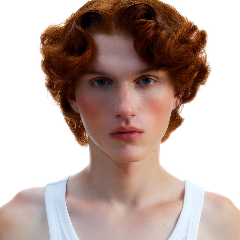 OINICIO ME Red Zircon Ear Clip & Ring